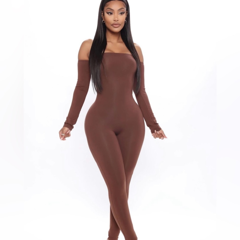Brown jumpsuit